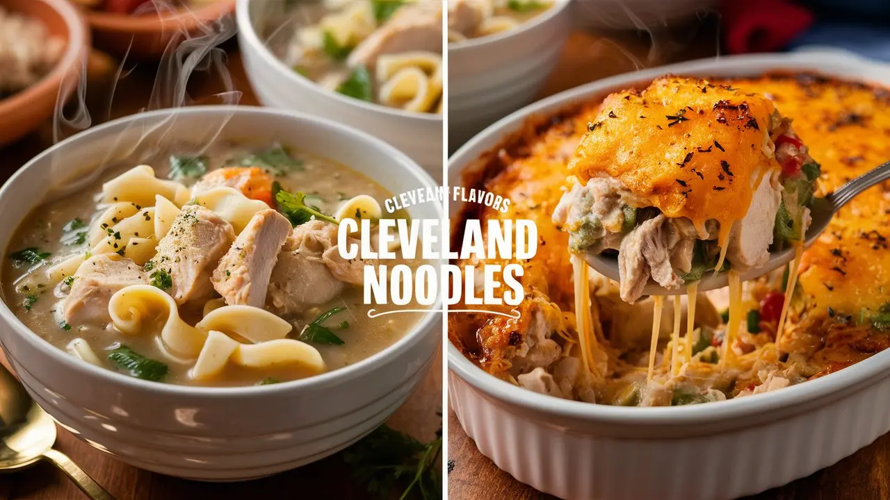 Cleveland Flavors: cream of chicken noodles and chicken casserole